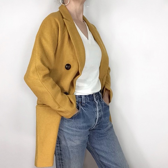 Cotton Candy Jackets & Blazers - New Cotton Candy Wool Golden Yellow Suit S…